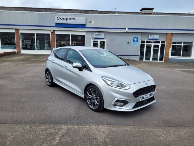 Ford Fiesta 1.0T EcoBoost ST-Line Edition Euro 6 (s/s) 5dr Hatchback Petrol Moondust Silver