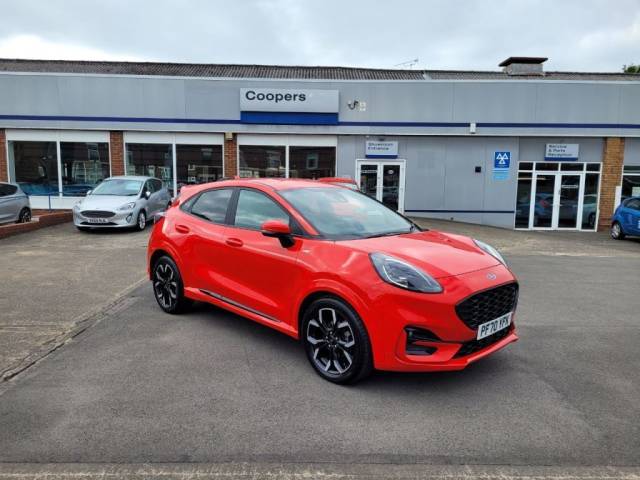 Ford Puma 1.0T 125PS EcoBoost MHEV ST-Line X 5dr Hatchback Petrol Race Red