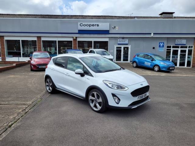 Ford Fiesta 1.0T 100PS EcoBoost Active X 5dr Auto Hatchback Petrol Frozen White