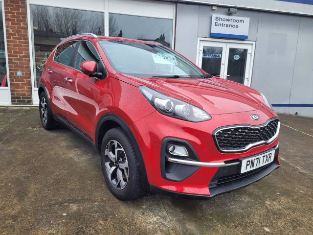 Kia Sportage 1.6 GDi 2 Euro 6 (s/s) 5dr SUV Petrol Metallic Red