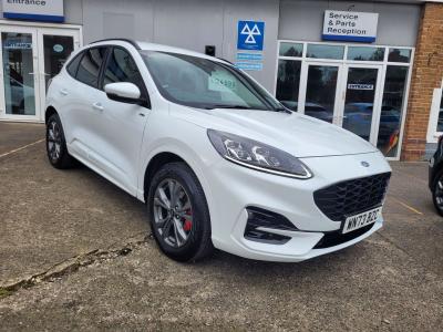 Ford Kuga 2.5 Duratec 14.4kWh ST-Line Edition CVT Euro 6 (s/s) 5dr SUV Hybrid Frozen White at Coopers of Oulton Leeds