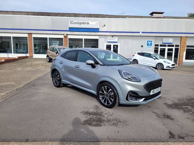 Ford Puma 1.0T EcoBoost MHEV ST-Line Vignale DCT Euro 6 (s/s) 5dr SUV Hybrid Solar Silver