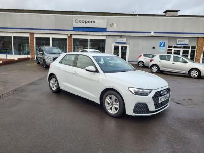 Audi A1 1.0 95PS TFSI 25 Technik Sportback Euro 6 (s/s) 5dr Hatchback Petrol White at Coopers of Oulton Leeds