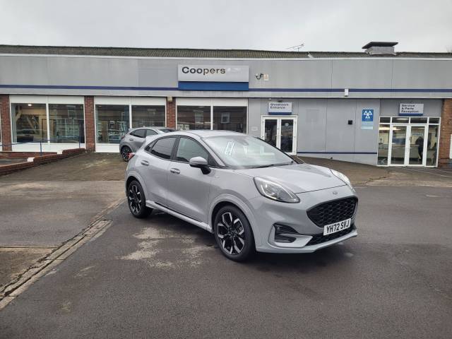 Ford Puma 1.0T 125PS EcoBoost MHEV ST-Line X DCT Euro 6 (s/s) 5dr SUV Hybrid Grey Matter