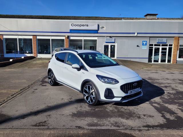 Ford Fiesta 1.0T EcoBoost MHEV Active X Edition Euro 6 (s/s) 5dr Hatchback Petrol Frozen White