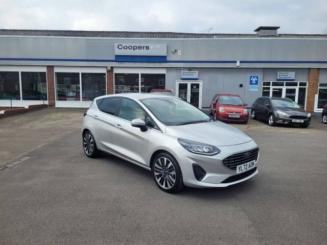 Ford Fiesta 1.0T EcoBoost Titanium X Euro 6 (s/s) 5dr Hatchback Petrol Moondust Silver
