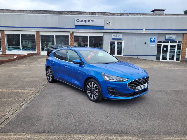 Ford Focus 1.0T EcoBoost MHEV Titanium X DCT Euro 6 (s/s) 5dr Hatchback Hybrid Desert Island Blue