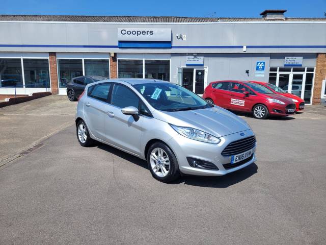 Ford Fiesta 1.0T EcoBoost Zetec Powershift Euro 6 5dr Hatchback Petrol Moondust Silver