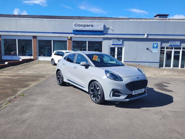 Ford Puma 1.0T EcoBoost MHEV ST-Line X DCT Euro 6 (s/s) 5dr SUV Hybrid Grey Matter